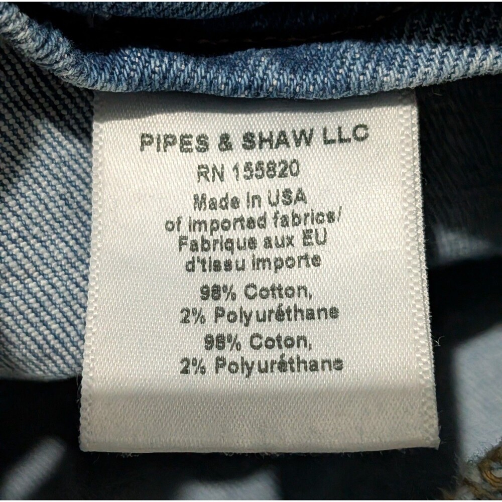 Veronica Beard Jeans Womens 29x26 Crosbie Wide Crop Denim Blue - Picture 9 of 9